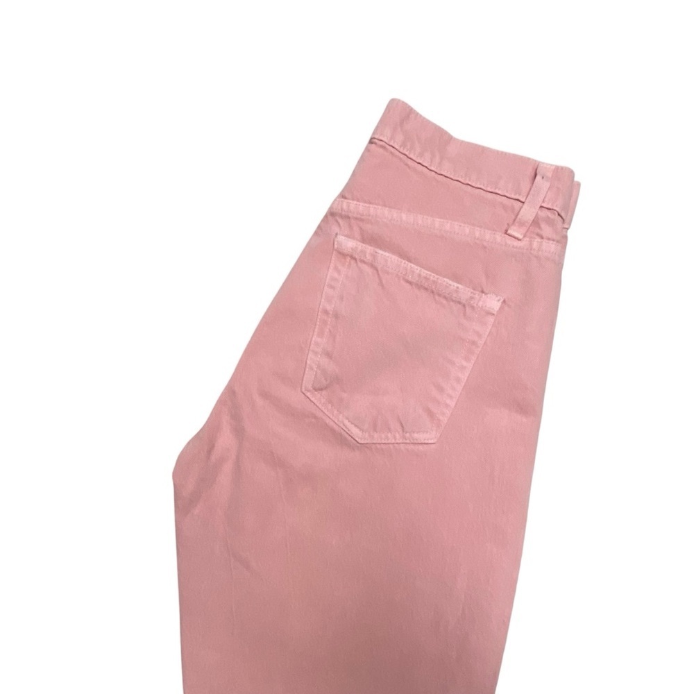 Alice + Olivia AO.LA Pink High Rise Girlfriend Jeans 28 Blush Straight Leg - Picture 10 of 12